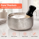 TASALON Titanium Shaving Bowl with Brush
