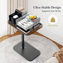 TV Tray Table for Couch - 180° Swivel Height Adjustable End for Small Spaces