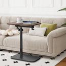 TV Tray Table for Couch - 180° Swivel Height Adjustable End for Small Spaces