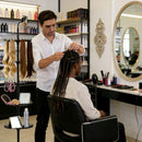 Professional Hair Rack for Braiding with Storage Trays & Phone Holder
