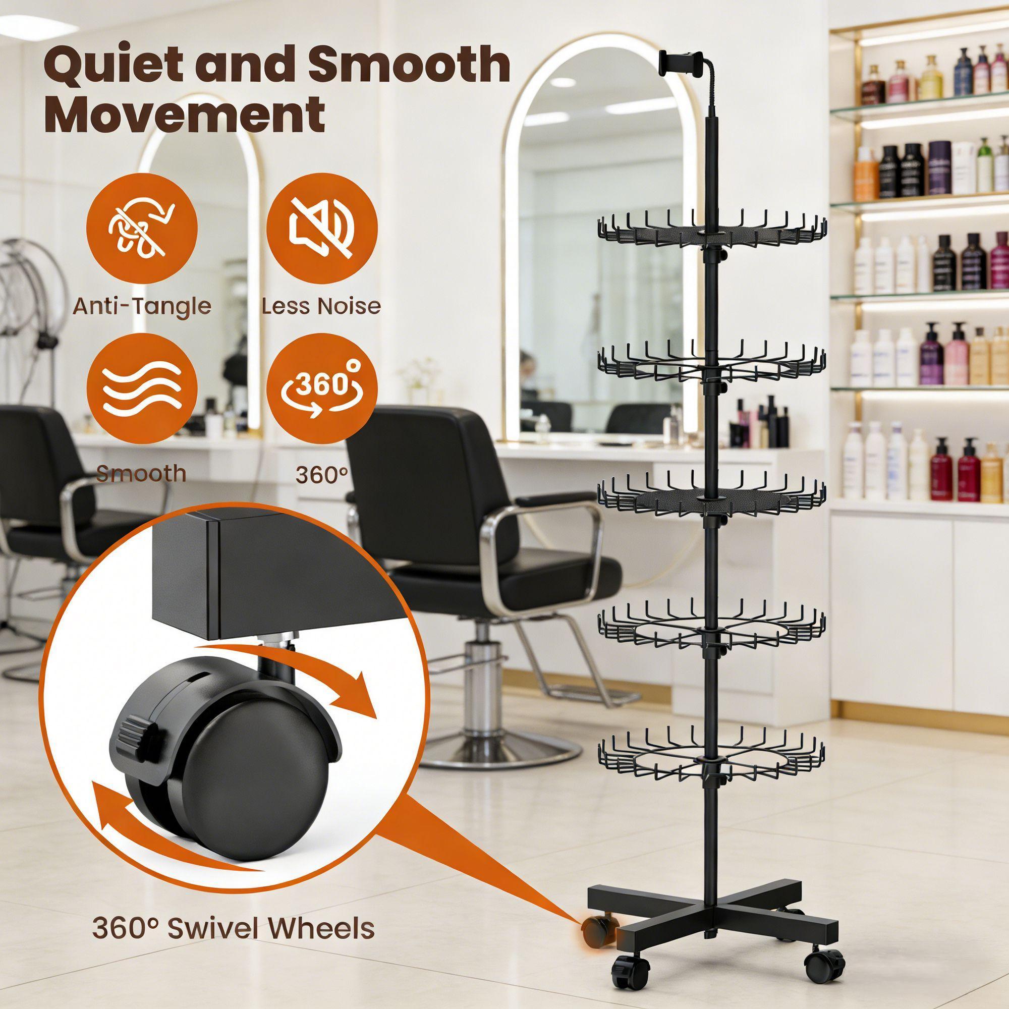 Hair Extension Trolley Cart for Salon Stylists - TASALON