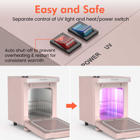 TASALON 5L Hot Towel Warmer Cabinet-Pink