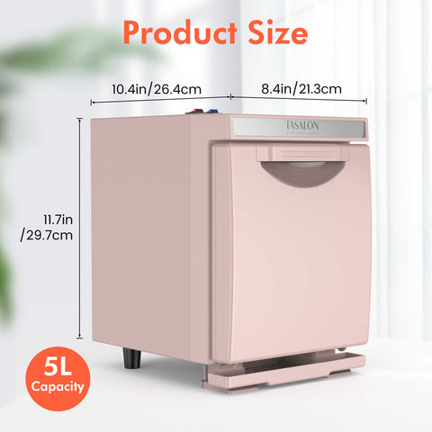 TASALON 5L Hot Towel Warmer Cabinet-Pink
