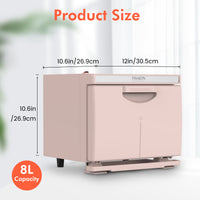 TASALON 8L Towel Warmer Cabinet-Pink