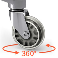 ST-001B-DX & ST-003B-DFX Salon Saddle Stool Rolling Wheel