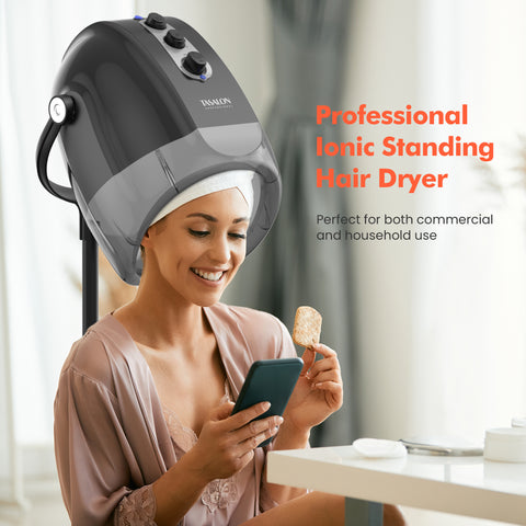 TASALON Professional Ionic Hooded Hair Dryer