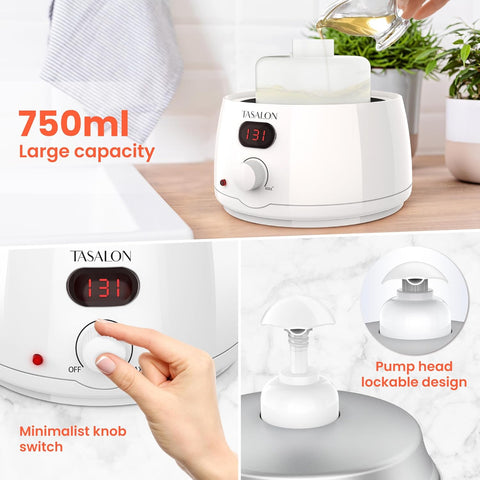 TASALON Massage Oil Warmer Electric Bottle Heater
