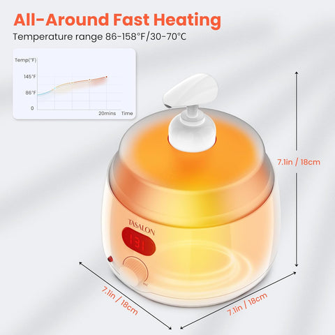 TASALON Massage Oil Warmer Electric Bottle Heater