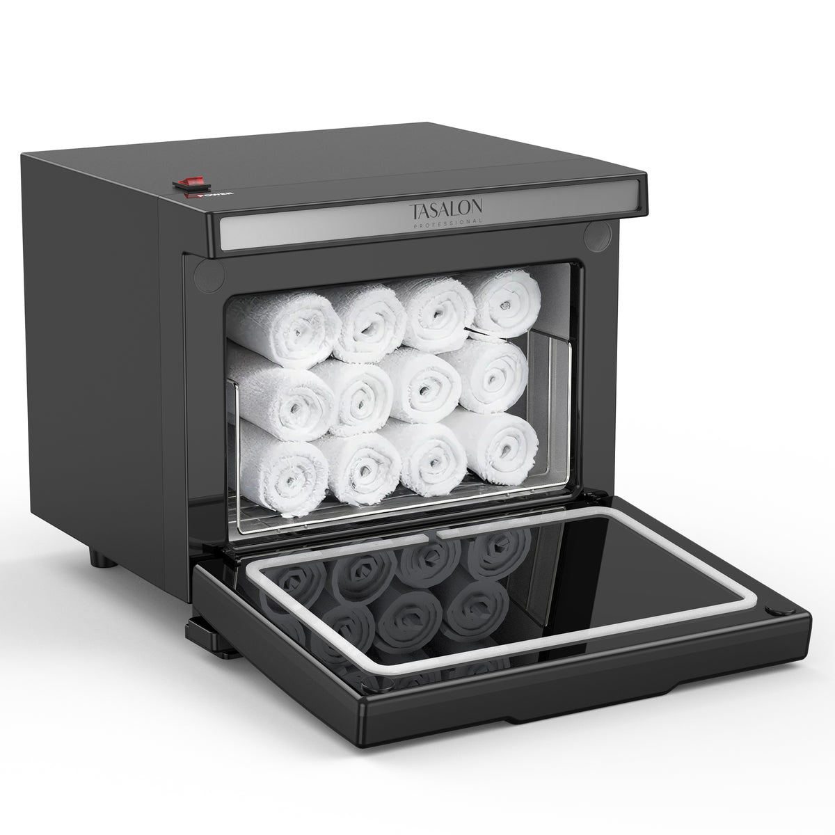 TASALON 8L Towel Warmer Cabinet-Black