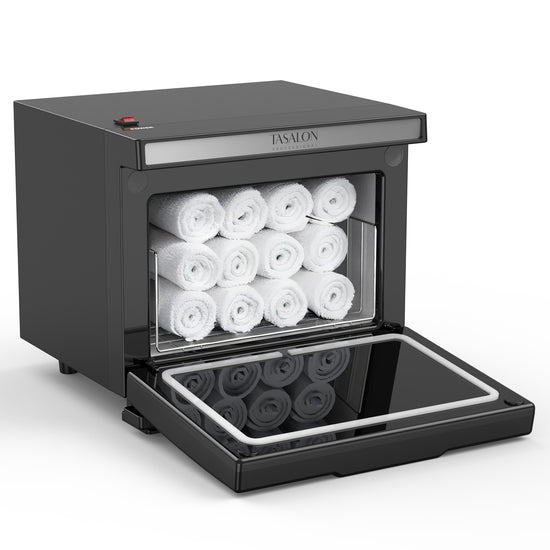 TASALON 8L Towel Warmer Cabinet-Black