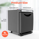 TASALON 5L Hot Towel Warmer Cabinet-Black