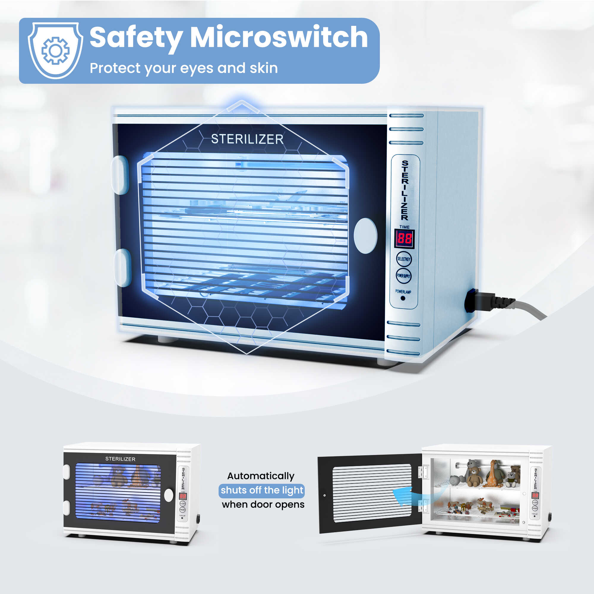 12L UV Sterilizer Cabinet for Salon Tools