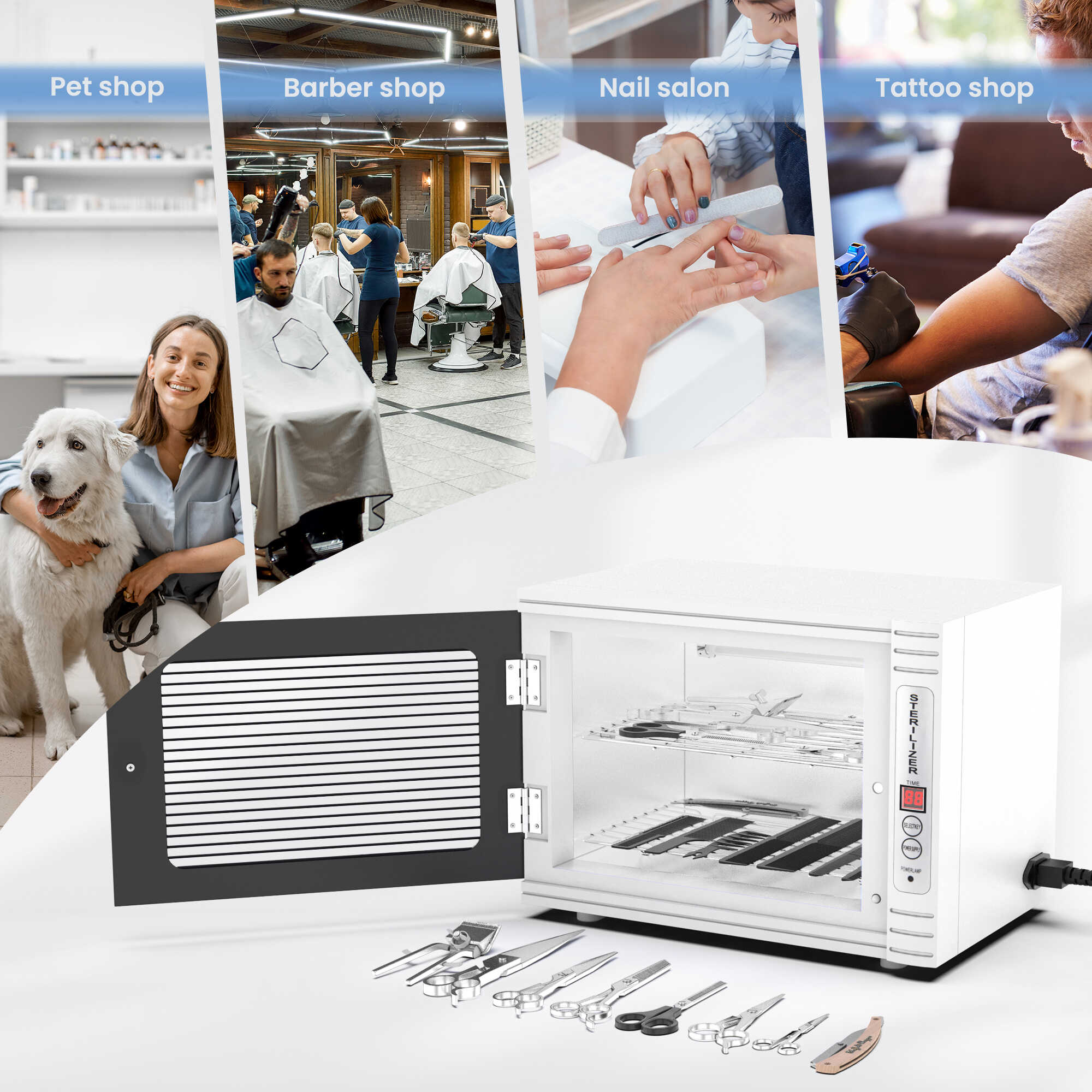 12L UV Sterilizer Cabinet for Salon Tools - TASALON
