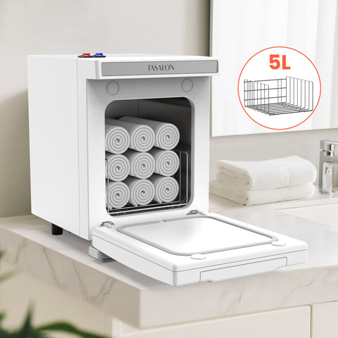 TASALON 5L Hot Towel Warmer Cabinet-White