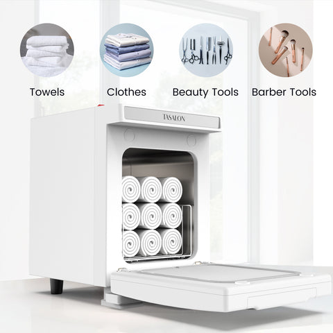 TASALON 5L Hot Towel Warmer Cabinet-White