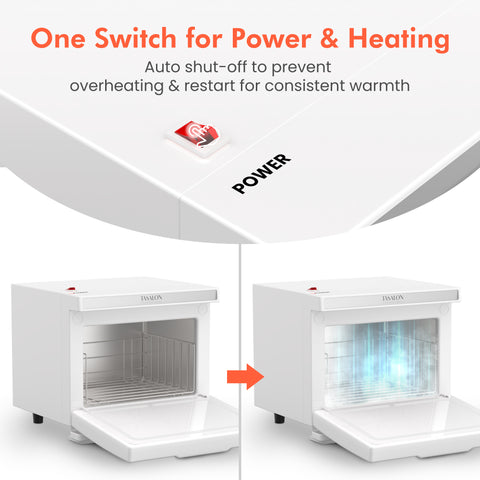 TASALON 8L Towel Warmer Cabinet-White