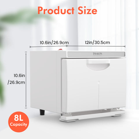 TASALON 8L Towel Warmer Cabinet-White