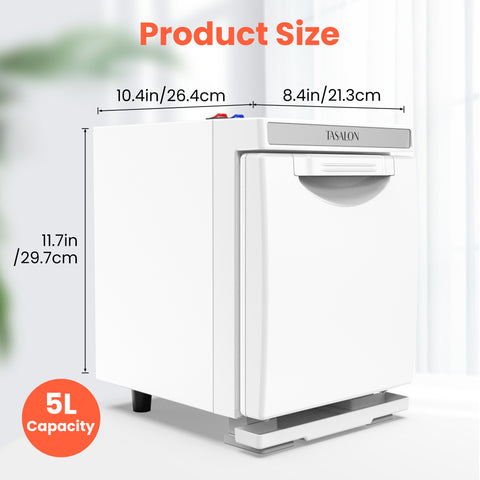 TASALON 5L Hot Towel Warmer Cabinet-White