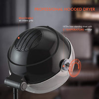 hooded hair dryer on stand