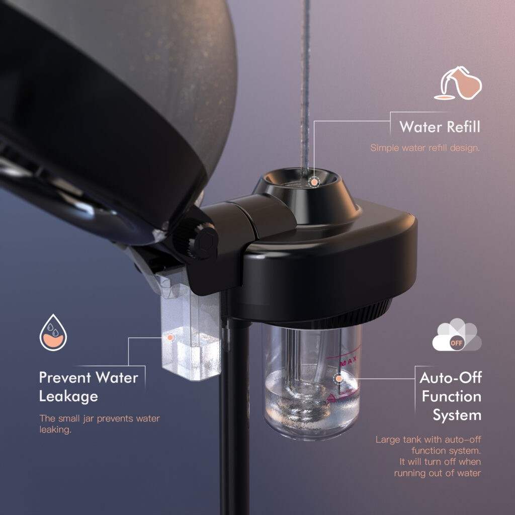 tasalon hair steamer on wheel