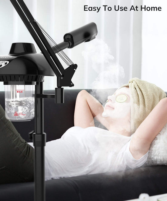 TASALON Facial Steamer with 5X Magnifying Lamp