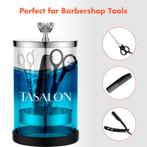 TASALON Salon Disinfectant Barber Jar Tools(25 oz)