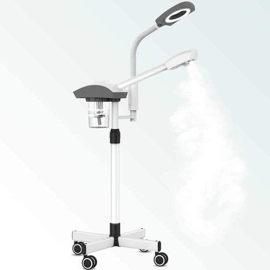 TASALON Professional 2 in 1 Facial Steamer with 3X Magnifying Lamp