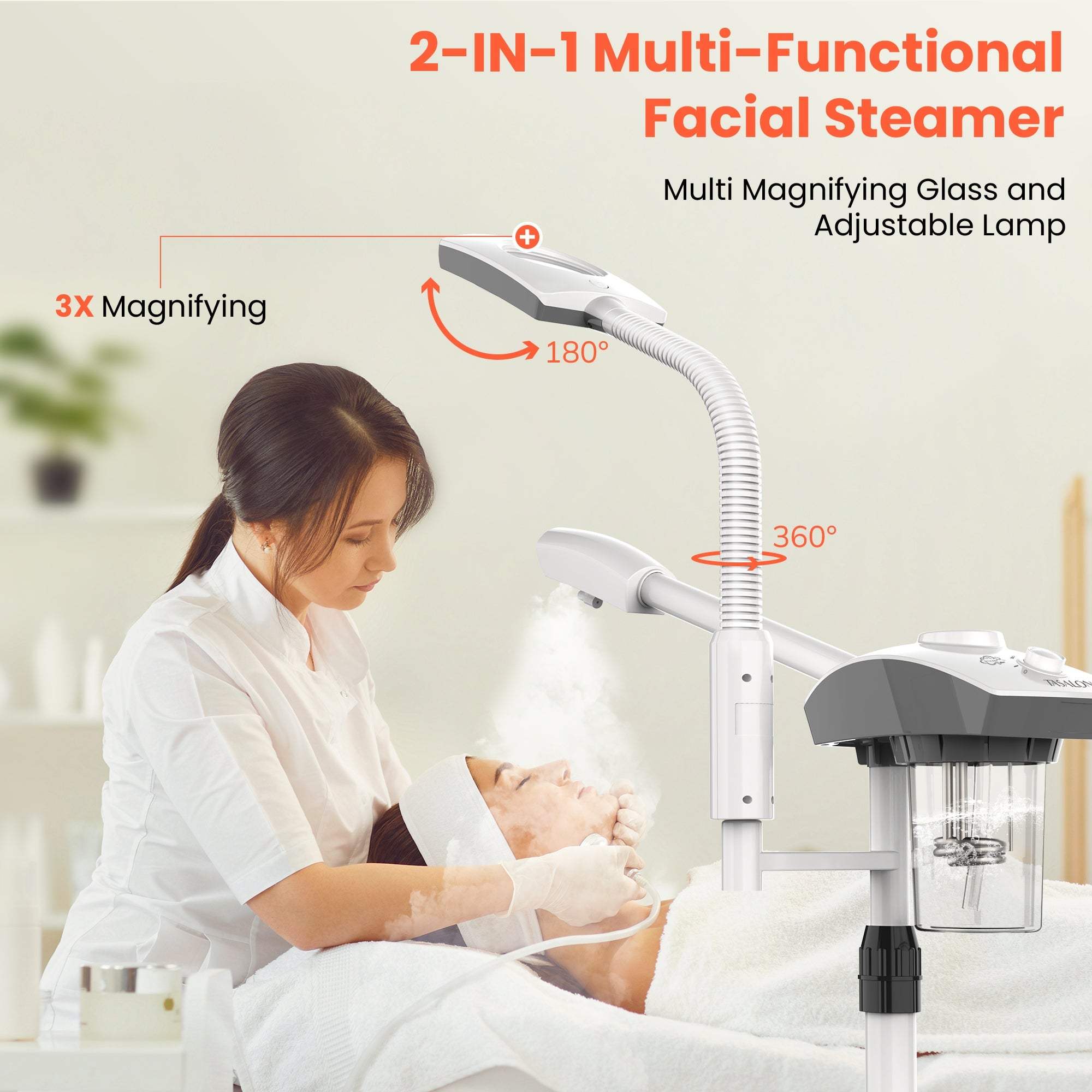 multifunctional facial steamer