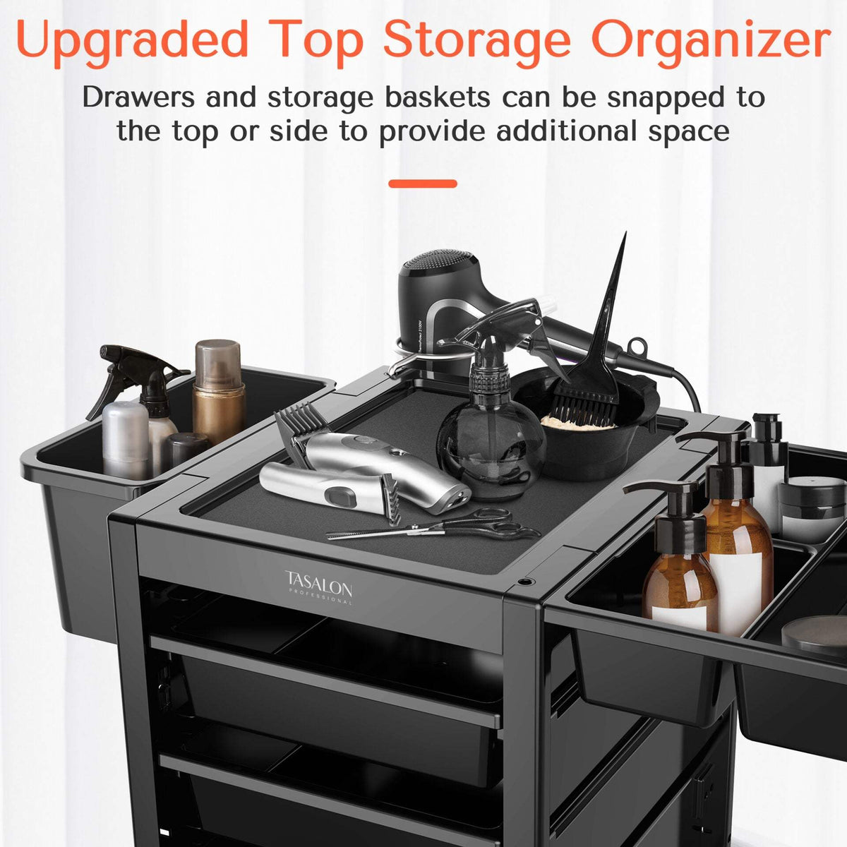 TASALON Professional Multipurpose Salon Trolley Cart