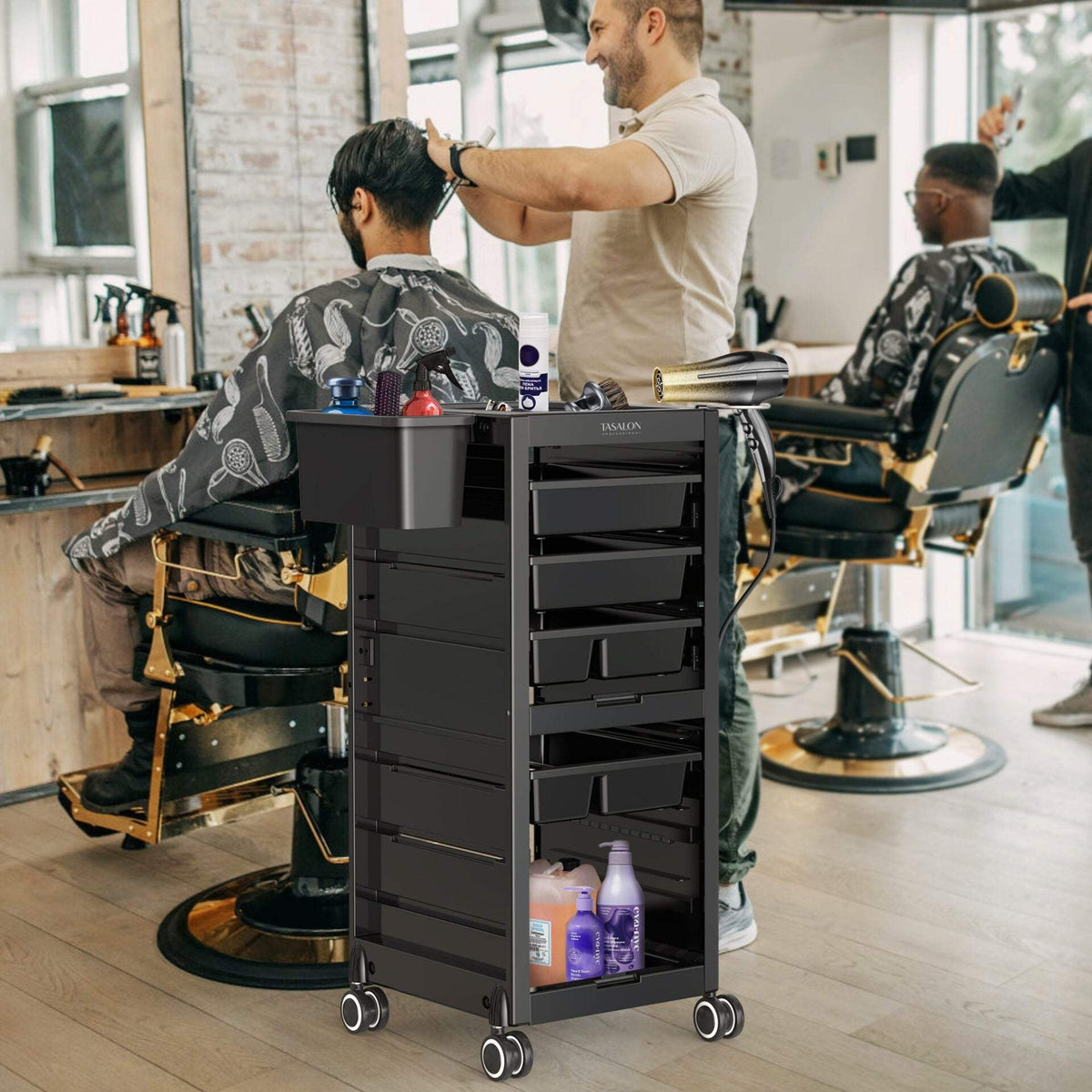 TASALON Professional Multipurpose Salon Trolley Cart