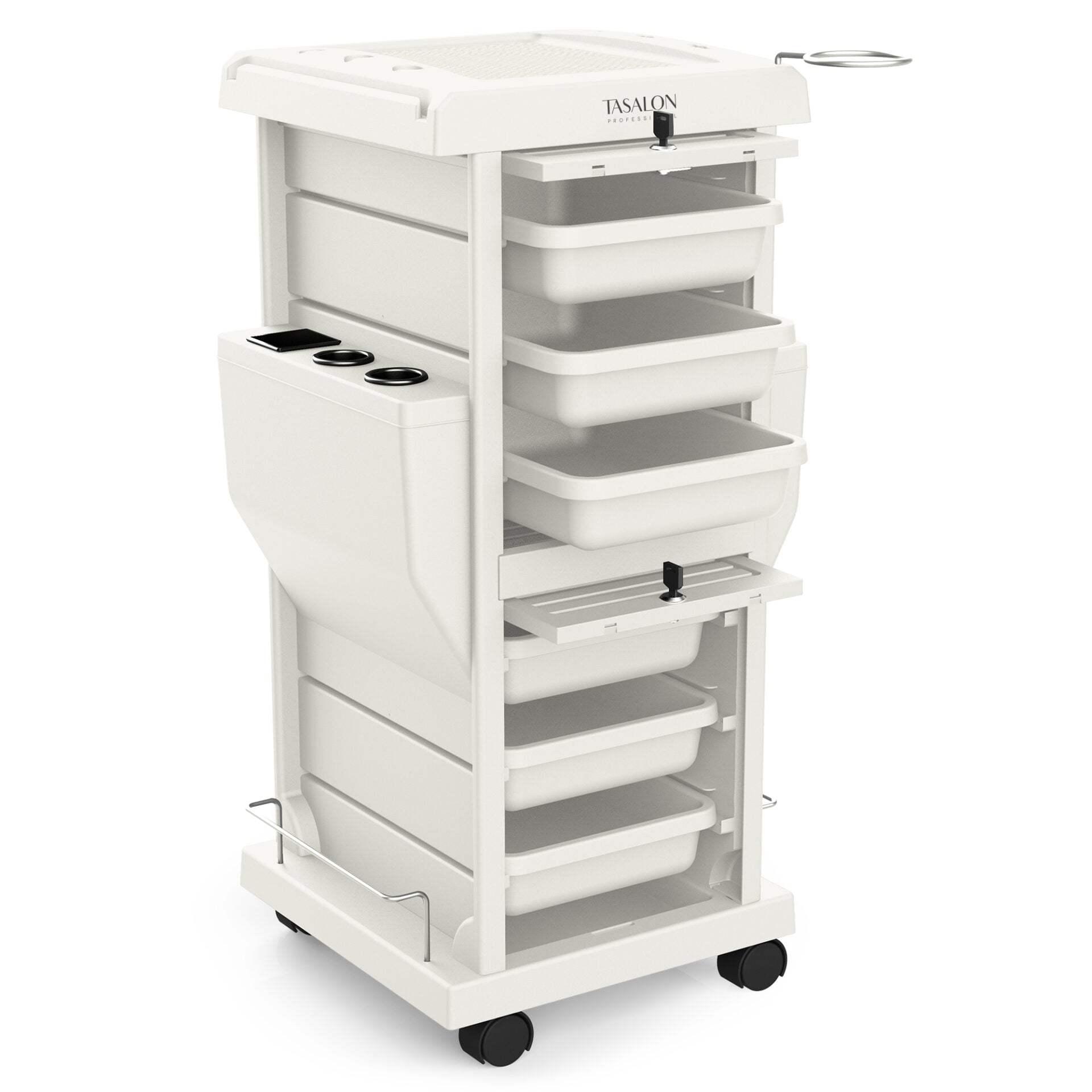 TASALON Salon Trolley Rolling Storage Cart