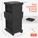 TASALON Salon Trolley Rolling Storage Cart