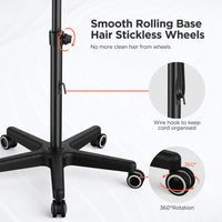 TASALON Professional Salon Tray Adjustable Height